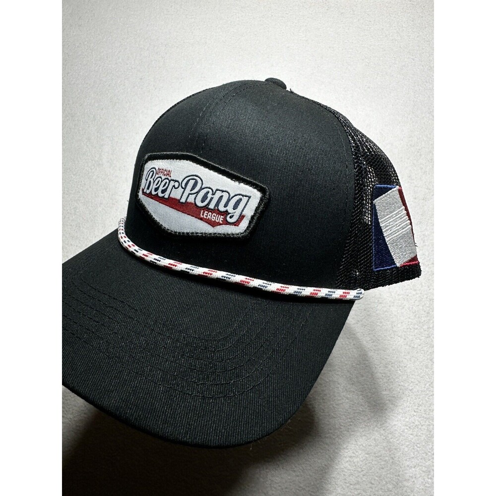 Beer Pong League Rope Snapback Hat Cap Tap Room Outdoor Cap NWT New Official